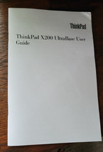 2008 Computer  Manual ThinkPad X200 Ultra BAse User Guide Multilanguage ... - $14.99