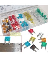 120 pc Mini Assorted Car Fuse Auto Cars &amp; Trucks Fuses Replacement Color... - $8.53