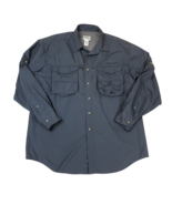 LL BeanMens Vented Outdoors Fishing Buzz Off Long Sleeve Button Up Shirt... - $308.44 MXN