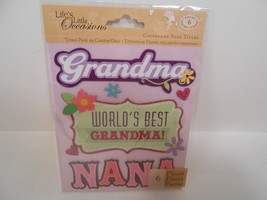 Life&#39;s Little Occasions Grandma Stickers 6 Piece package - £4.63 GBP