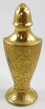 Pre-Owned 5-1/4&quot; Gold Rose &amp; Daisy Salt or Pepper Shaker, No Plug, Japan - £7.20 GBP