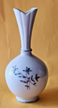 Lenox  Bud Vase Floral Silver Trimmed Made In USA Vintage - $13.97
