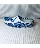 Blue Dutch Delft Holland Ceramic Shoe 7.5&quot;L X 2&quot;T - $9.50