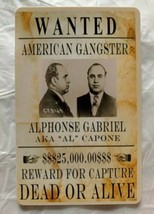 Al Capone Wanted MAGNET Scarface Gangster Chicago Mafia Mob Mobster Poster - £7.90 GBP