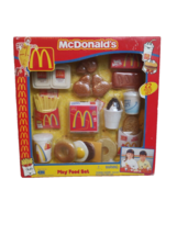 RARE IN BOX MCDONALDS PLAY FOOD SET 22 Pieces Mcnuggets Breakfast 2001 NOS - £100.39 GBP