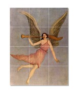 Jean-Jacques Rousseau Angels Painting Ceramic Tile Mural BTZ23051 - $164.12 CAD+