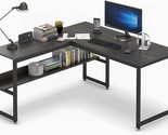 L Shaped Desk, Office Computer Corner Desk, 55 Inch Home Gaming Desk Tab... - $259.99