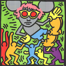 Keith Haring Andy Mouse, 1989 - £277.87 GBP