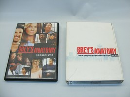 Grey&#39;s Anatomy The Complete Season 1 and Season 2 Uncut DVD Sets Used - £9.72 GBP