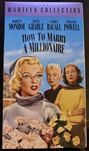 How to Marry a Millionaire Marilyn Monroe Betty Grande Classic VHS Video... - $3.99