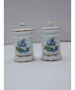 Vintage 70’s Walt Disney World Salt And Pepper Shakers Cinderella Castle - £6.28 GBP