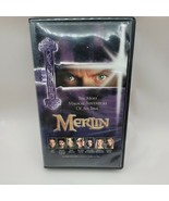 Hallmark Merlin Movie VHS  Clam shell - $8.86