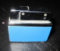JUTSON-39 VENUS Metamar SA Petite Ladies Women&#39;s Blue Tone Gas Butane Lighter - £19.57 GBP