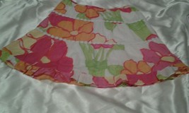 Lilly Pulitzer Gala Girls Sz 10 Flowered Skirt As Is Flawed - £16.34 GBP