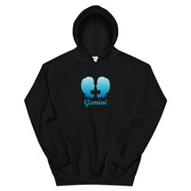 Gemini Air Sign Graphic Zodiac Birthday Gift Idea Horoscope Design Unisex Hoodie - £29.75 GBP