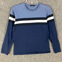 Bossini T-Shirt Men&#39;s Large Long Sleeve Blue Casual Adults L - $15.34 CAD