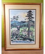 Forest  Woodland  Animals  Limited Edition Signed Print 276/1000 Lisa Ra... - $203.91