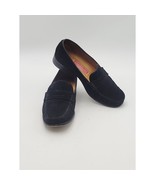 Cole Haan Women&#39;s Black Suede Loafers Sz 7 B Made In Brazil Vintage - €37,99 EUR
