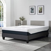Ac Pacific Acbed-10-Q Contemporary Upholstered Platform Bed, Queen, Gray - £180.98 GBP