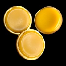 Lot 3 Medium Buttons VTG Brown Gold Decorative Edge Size 21mm Shank - £3.78 GBP