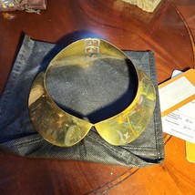 RARE Authentic Louis Vuitton Peter Pan Hide &amp; Seek Gold-Plated Collar Necklace - £1,090.66 GBP