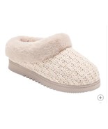 Dearfoams Womens Slippers Beige Memory Foam Slip On Indoor Outdoor - €33,49 EUR