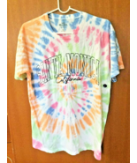 NWT HOLLISTER SANTA MONICA CALIFORNIA TIE DYE T-SHIRT SMALL - $460.75 MXN