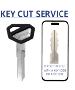 KEY CUT SERVICE + KW15-P Kawasaki Motorcycle Key - Plastic Head - £14.45 GBP