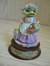 Figurine Felicity Frog Leonardo Little Nook Village LN-26  1989 - £6.26 GBP