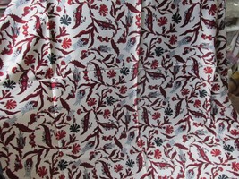 &quot;&quot;Dark Red &amp; Black Floral Print&quot;&quot; - Silk Scarf - Nwot - Turkey - £18.29 GBP