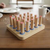 Rehabilitation Hand Therapy Kit: Stroke Training Equipment with Wooden P... - $920.63 MXN