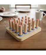 Rehabilitation Hand Therapy Kit: Stroke Training Equipment with Wooden P... - $920.63 MXN