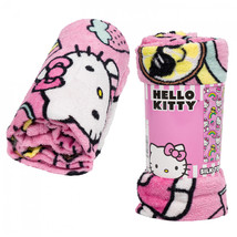 Hello Kitty Rainbows Silk Touch 40&quot; X 50&quot; Throw Blanket Multi-Color - £21.33 GBP