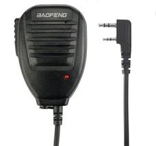 BAOFENG 2-pin Two Way Speaker Microphone, Reinforced Cable - £7.52 GBP