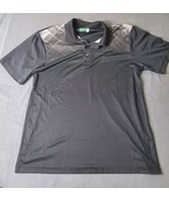 Ben Hogan Performance Men’s Gray Short Sleeve Argyle Golf Polo Size Large - $14.96