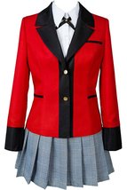 ZYHCOS Cosplay Costume Girls Red Private Academy School Uniform Dress (S... - $58.79