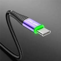 Uslion 3A Usb A To Type C Fast Charge Cable With Led Light - Power Delivery Pd D - £7.26 GBP+