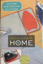IRON MAT with Heat Resistant Silicone Iron Holder - Meridian Point Home - £11.76 GBP