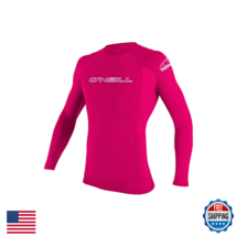 O'Neill Youth Basic Skins Long Sleeve Rashguard UPF 50+ Sun Protection - $40.05