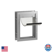 Hakuna Pets Deluxe Aluminum Pet Door, Cat/Dog, 2-Way Lock, Small, up to ... - $80.62