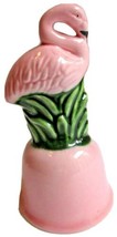 Pink Flamingo Bell Made In Taiwan 4 3/8&quot; RARE  - £11.82 GBP