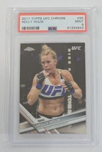 2017 Topps UFC Chrome #95 Holly Holm PSA 9 Mint PSA Certification Verification - $22.08