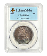 1867 50c PCGS MS65 ex: D.L. Hansen - £6,899.47 GBP