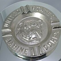 United States Marine Corps Ashtray Made in USA of Solid Alum Chrome Plated image 3