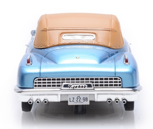 Esval Tucker Torpedo 1948 Cabriolet 2 Portes - Bleu - Échelle 1/43 - Neuf