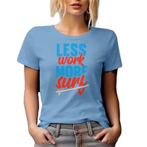 Make Your Mark Design Less Work More Surf. Graphic Tshirt for Rookie &amp; E... - £17.85 GBP+