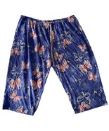 Hue Blue Butterfly Print Drawstring Waist Pajama Pants Size 3X - $26.05 CAD