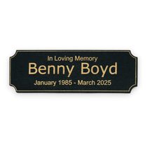 Sign - Engraved Name Plate, Personalized Name Plaque (RAW WOOD, 2x6 Inches) - $12.73+