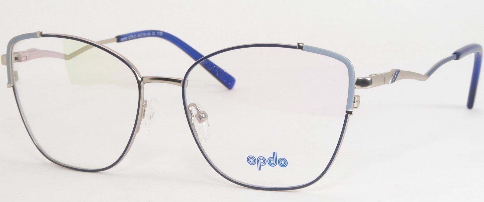 Opdo Brille 1276.01 Blau Einzigartig Selten Brillengestell 54-16-140 Deu... - $95.70