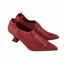 Funtasma Devil Ruby Red SPU Vegan Faux Leather Costume Shoes 2-1/2&quot; Heels Size 6 - £29.57 GBP